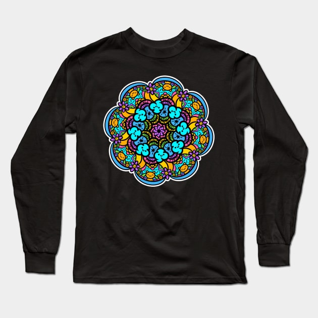 Peace and Love Long Sleeve T-Shirt by fishbiscuit